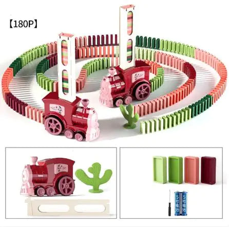 Electric Train Domino Blocks