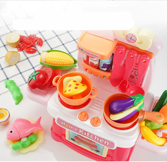 Fruit Cutting Toy Set for Kids - Kitchen Playset