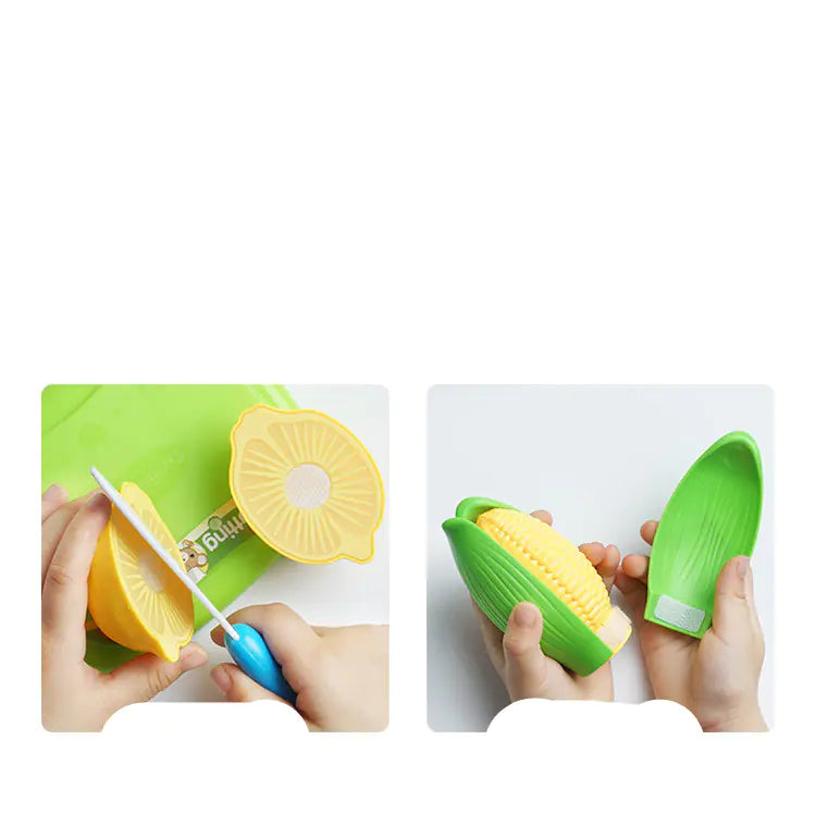 Fruit Cutting Toy Set for Kids - Kitchen Playset