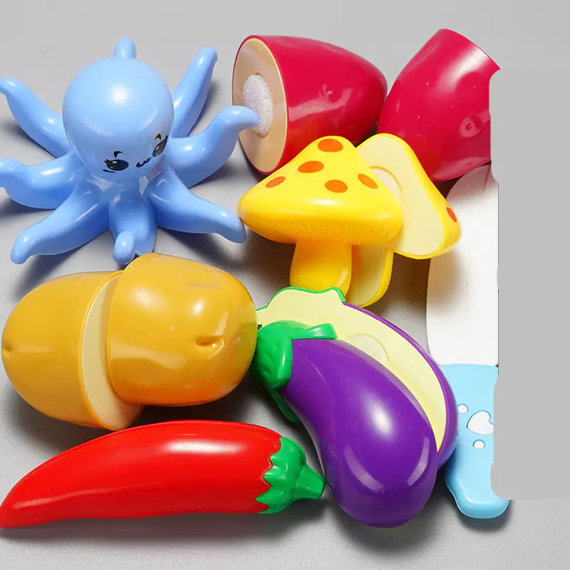 Fruit Cutting Toy Set for Kids - Kitchen Playset